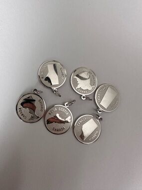 Bundle of 6 Canadian Provinces Stearling